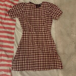 Reformation Gingham Mini Dress